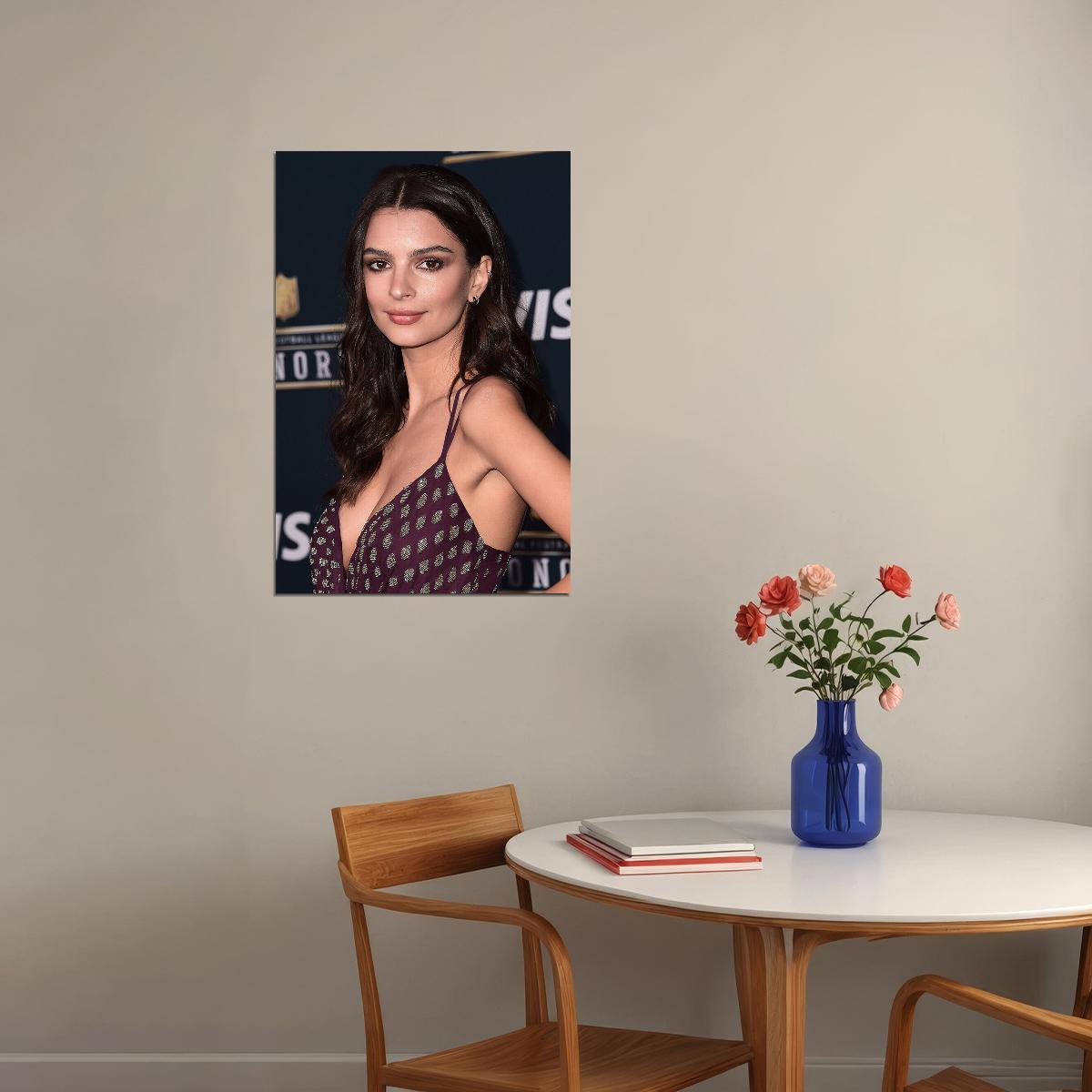 Emily Ratajkowski Celebrity Actress Model Poster Wall Art Print Home Wall Decor - xonomax