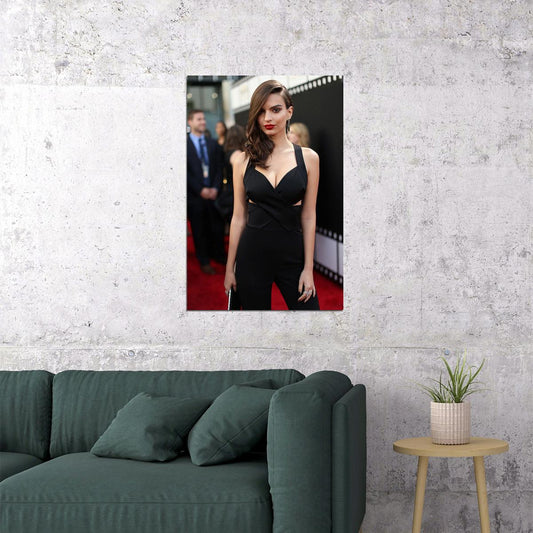 Emily Ratajkowski Celebrity Cinema Actress Poster Wall Art Print Home Wall Decor - xonomax
