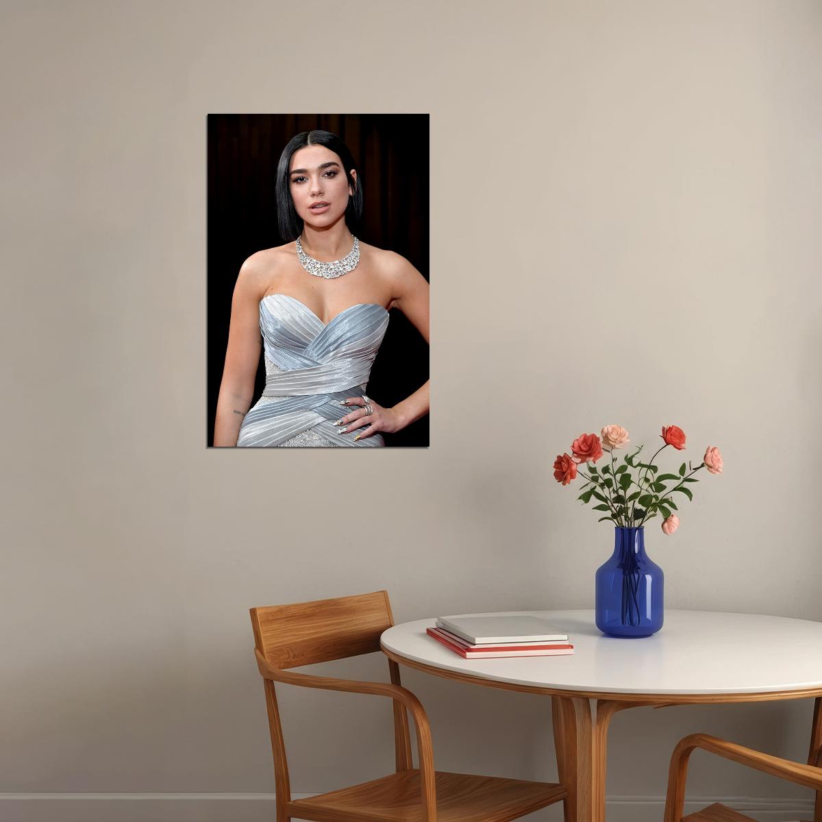 Dua Lipa Celebrity Cinema Actor Singer Star Poster Wall Art Print Home Wall Decor - xonomax