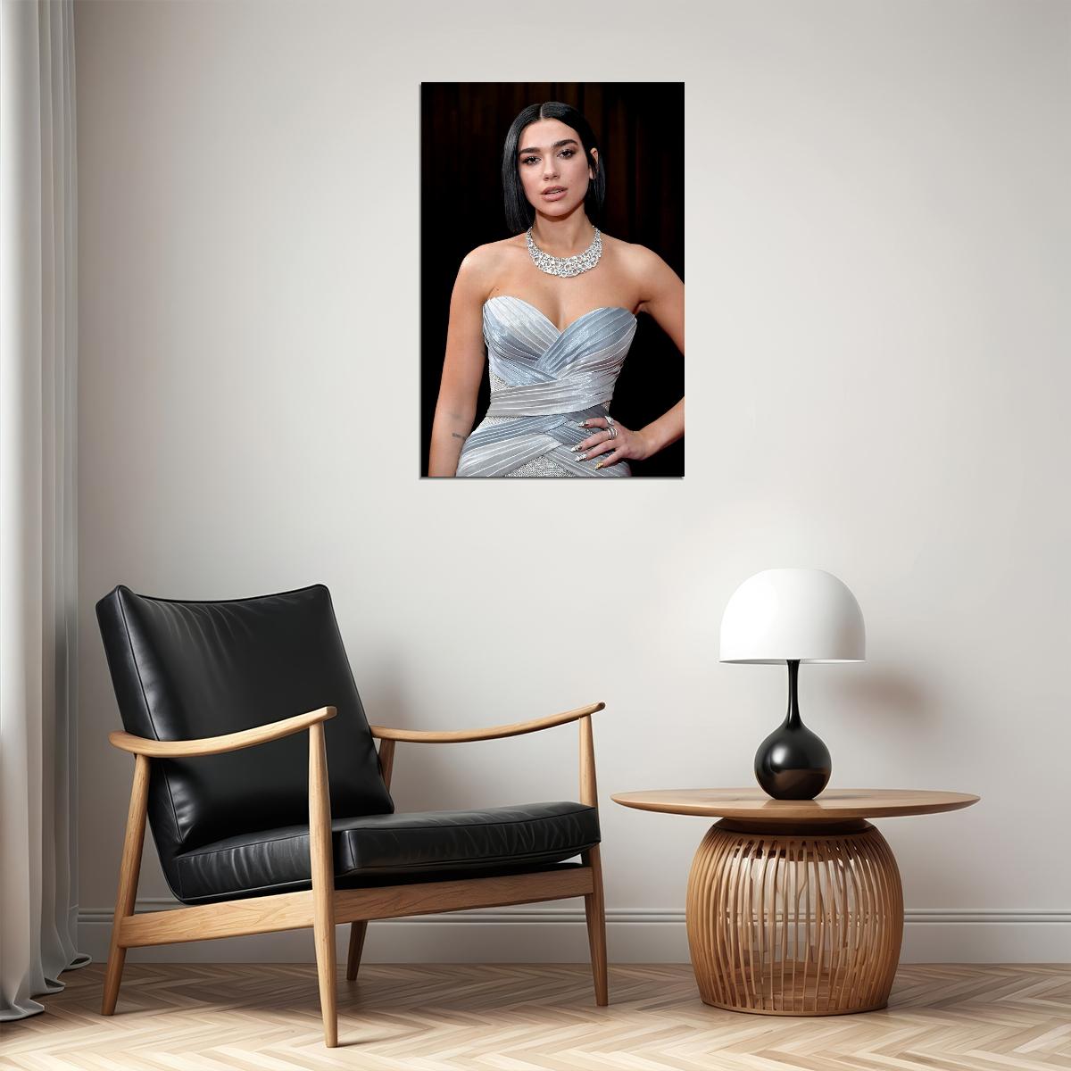 Dua Lipa Celebrity Cinema Actor Singer Star Poster Wall Art Print Home Wall Decor - xonomax
