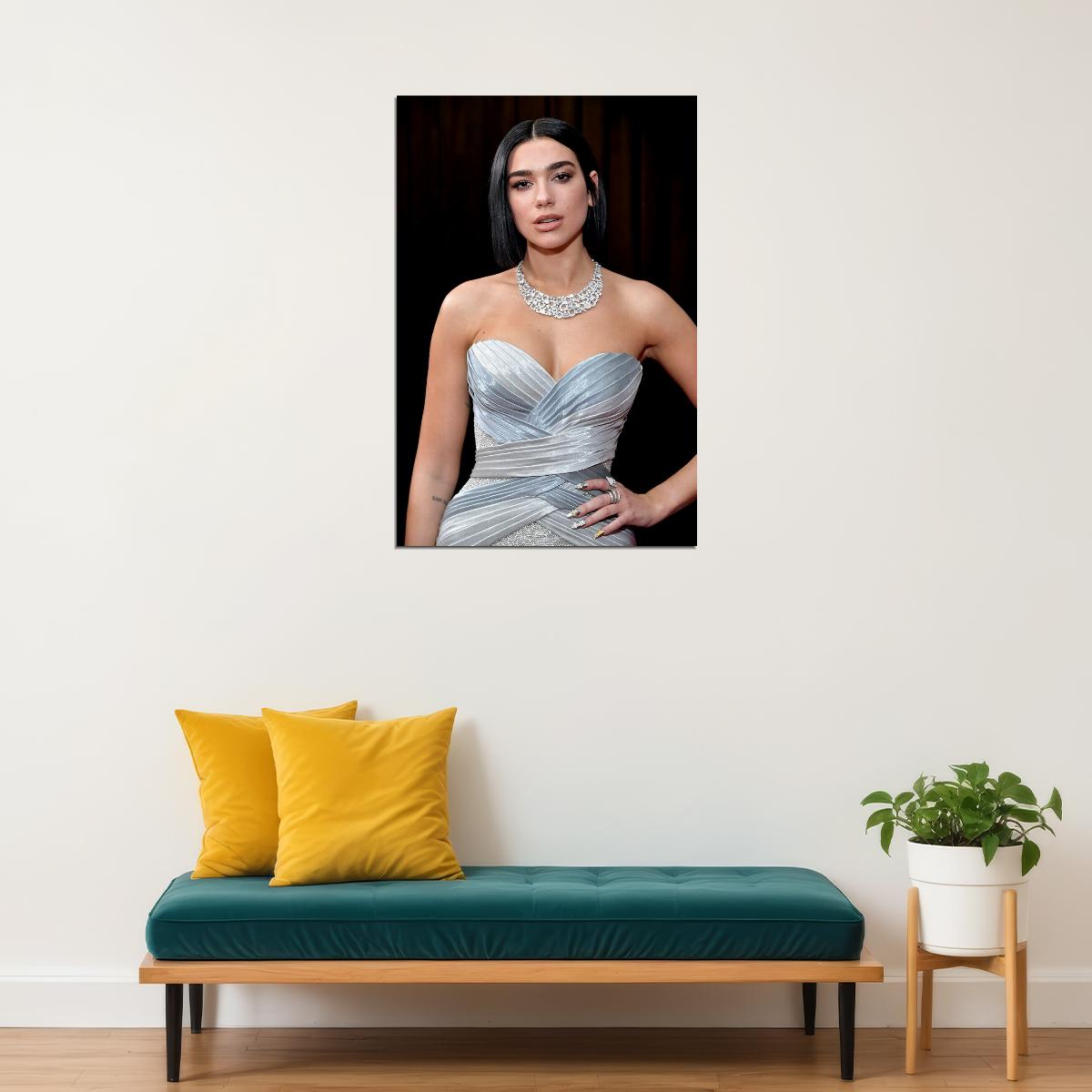 Dua Lipa Celebrity Cinema Actor Singer Star Poster Wall Art Print Home Wall Decor - xonomax
