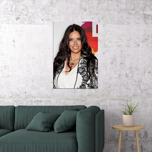 Adriana Lima Celebrity Sexy Model Artist Star Poster Wall Art Print Home Wall Decor - xonomax
