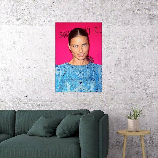 Adriana Lima Hot Model Beauty Artist Idol Poster Wall Art Print Home Wall Decor - xonomax