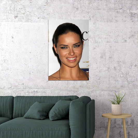 Adriana Lima Model Beauty Artist Idol Star Poster Wall Art Print Home Wall Decor - xonomax