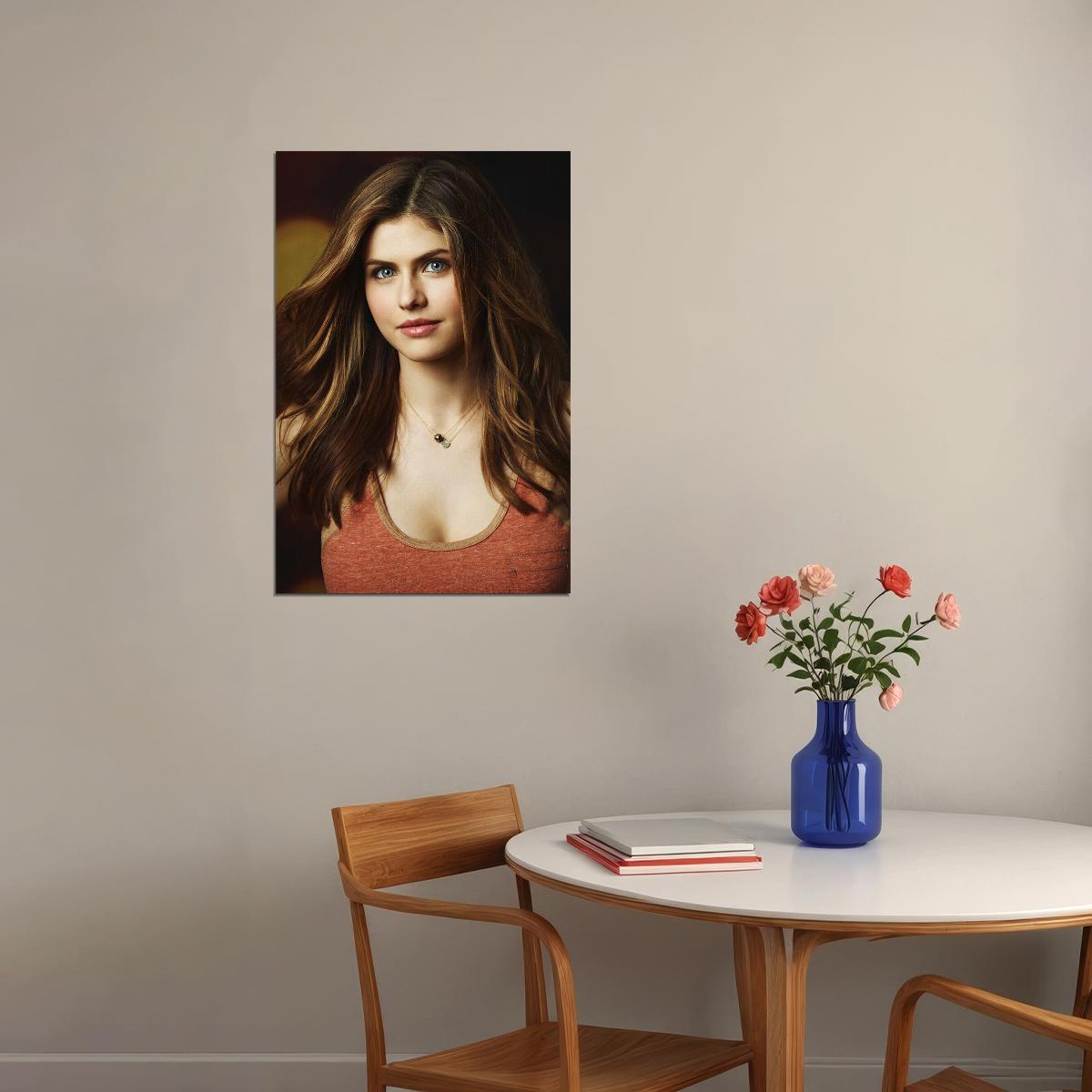 Alexandra Daddario Celebrity Cinema Actor Star Poster Wall Art Print Home Wall Decor - xonomax