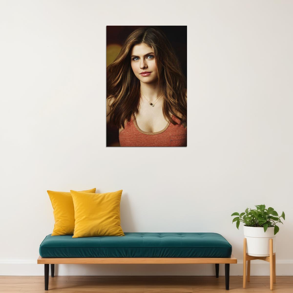 Alexandra Daddario Celebrity Cinema Actor Star Poster Wall Art Print Home Wall Decor - xonomax