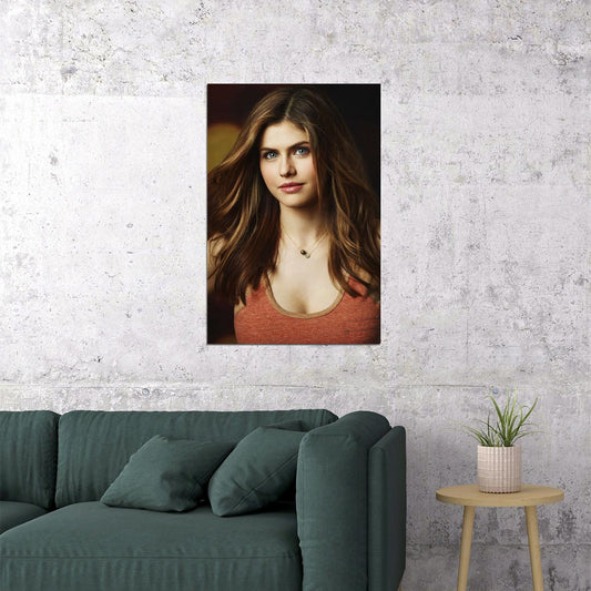 Alexandra Daddario Celebrity Cinema Actor Star Poster Wall Art Print Home Wall Decor - xonomax