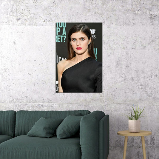 Alexandra Daddario Cinema Actress Artist Idol Poster Wall Art Print Home Wall Decor - xonomax