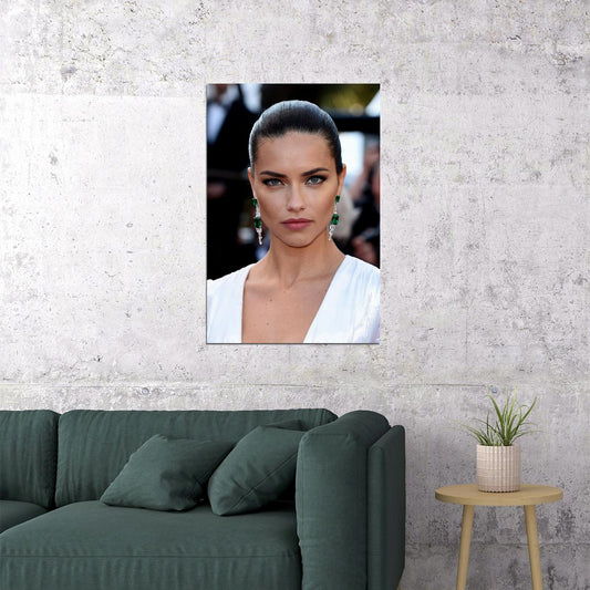 Adriana Lima Beauty Model Brazilian Artist Poster Wall Art Print Home Wall Decor - xonomax