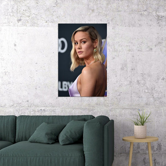 Brie Larson Cinema Actress Movie Productor Poster Wall Art Print Home Wall Decor - xonomax