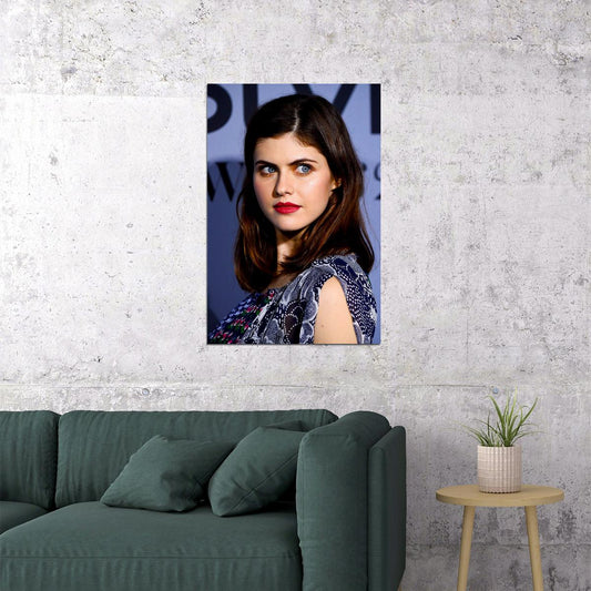 Alexandra Daddario Cinema Actor Artist Star Poster Wall Art Print Home Wall Decor - xonomax