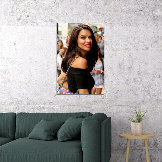 Adriana Lima Beauty Model Brazilian Hot Idol Poster Wall Art Print Home Wall Decor - xonomax