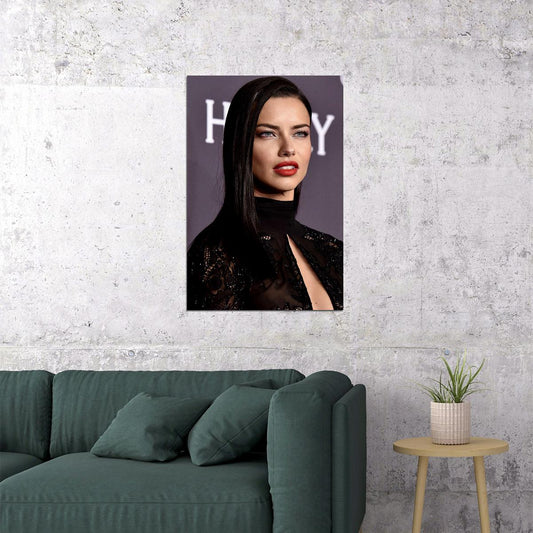 Adriana Lima Beauty Model Brazilian Hot Star Poster Wall Art Print Home Wall Decor - xonomax