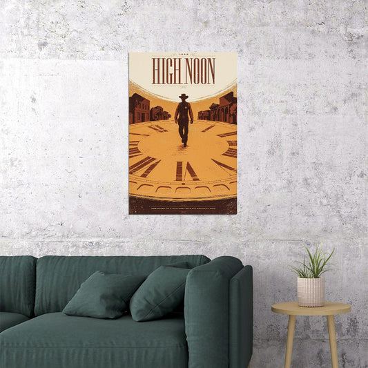 High Noon Vintage Classic Thriller Movie Poster Wall Art Print Home Wall Decor - xonomax