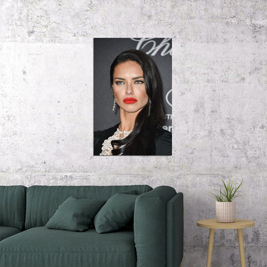 Adriana Lima Beauty Model Brazilian Hot Star Poster Wall Art Print Home Wall Decor - xonomax