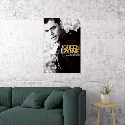 Green Zone Vintage Classic Action Movie Cinema Poster Wall Art Print Home Wall Decor - xonomax