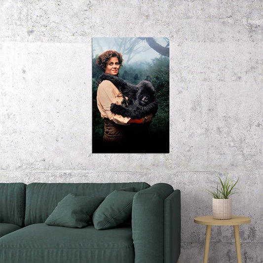 Gorillas In The Mist Vintage Classic Movie Poster Wall Art Print Home Wall Decor - xonomax