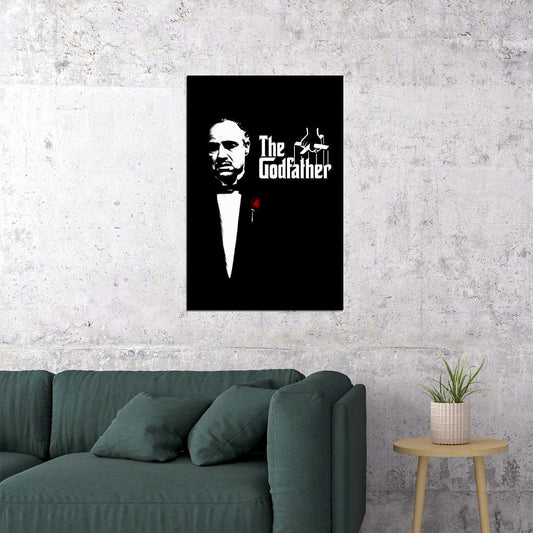 Godfather Vintage Classic Drama Movie Cinema Poster Wall Art Print Home Wall Decor - xonomax