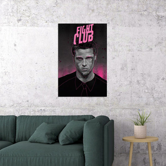 Fight Club Vintage Classic Action Movie Poster Wall Art Print Home Wall Decor - xonomax