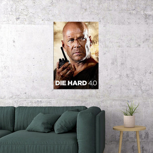 Die Hard 2 Vintage Classic Thriller Movie Poster Wall Art Print Home Wall Decor - xonomax
