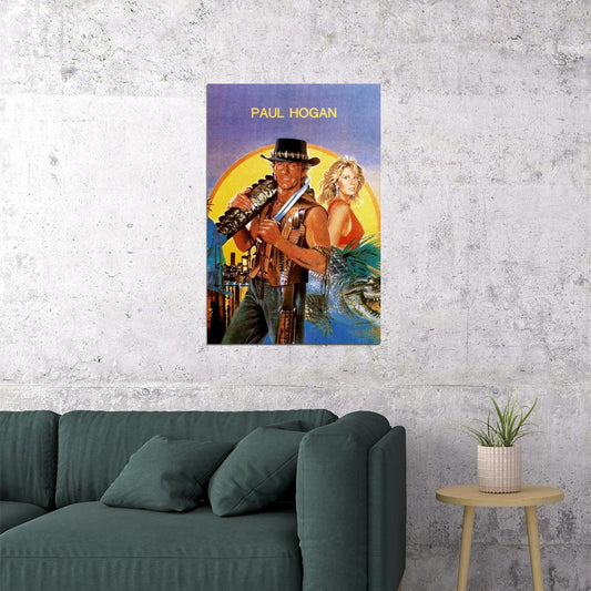 Crocodile Dundee Ii Vintage Classic Movie Poster Wall Art Print Home Wall Decor - xonomax