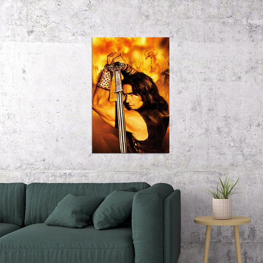 Conan The Barbarian Vintage Classic Action Movie Poster Wall Art Print Home Wall Decor - xonomax