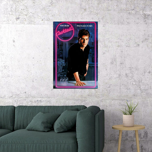 Cocktail Vintage Classic Romantic Movie Poster Wall Art Print Home Wall Decor - xonomax