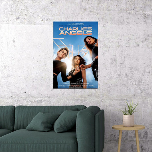 Charlie's Angels Vintage Action Movie Cinema Poster Wall Art Print Home Wall Decor - xonomax