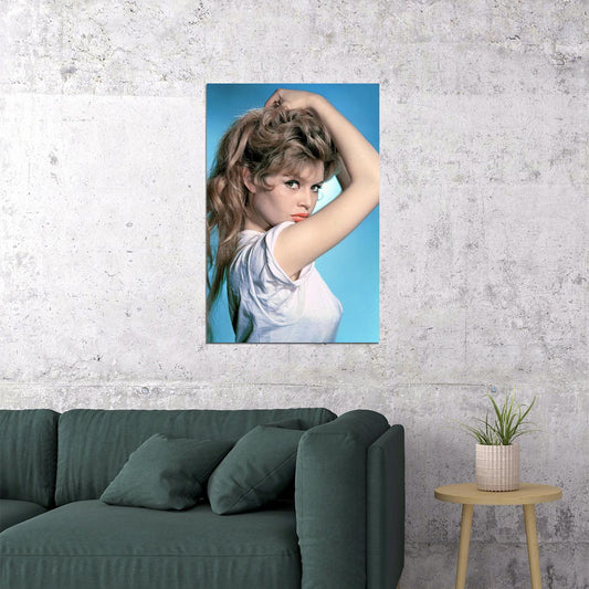 Brigitte Bardot Celebrity Young Movie Actor Poster Wall Art Print Home Wall Decor - xonomax
