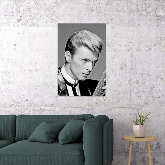 David Bowie Celebrity Singer Song Lyrics Writer Poster Wall Art Print Home Wall Decor - xonomax