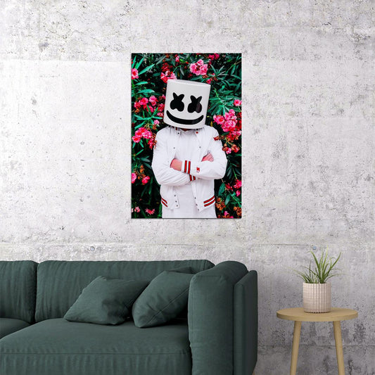 Marshmello Hip Hop Rap Singer Celebrity Poster Wall Art Print Home Wall Decor - xonomax