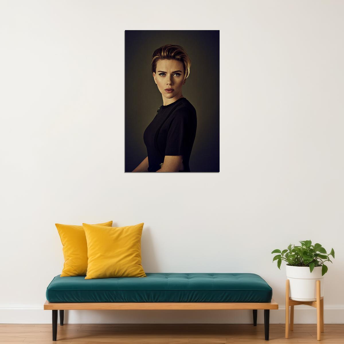 Scarlett Johansson Hollywood Celebrity Actor Star Poster Wall Art Print Home Wall Decor - xonomax