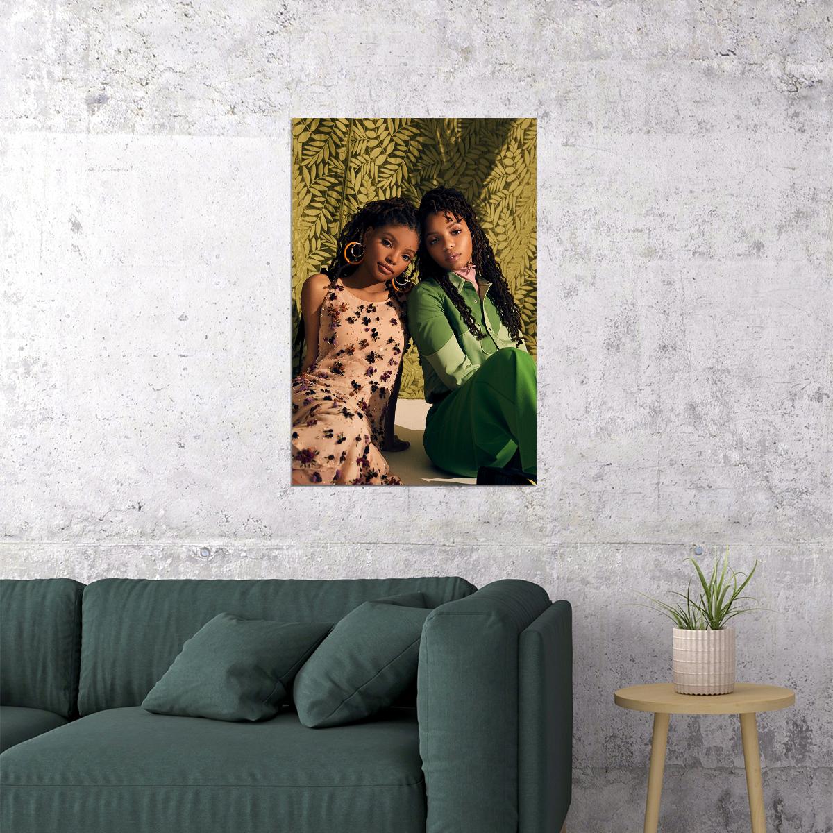 Chloe Halle Celebrity Tv Music Group Singer Poster Wall Art Print Home Wall Decor - xonomax