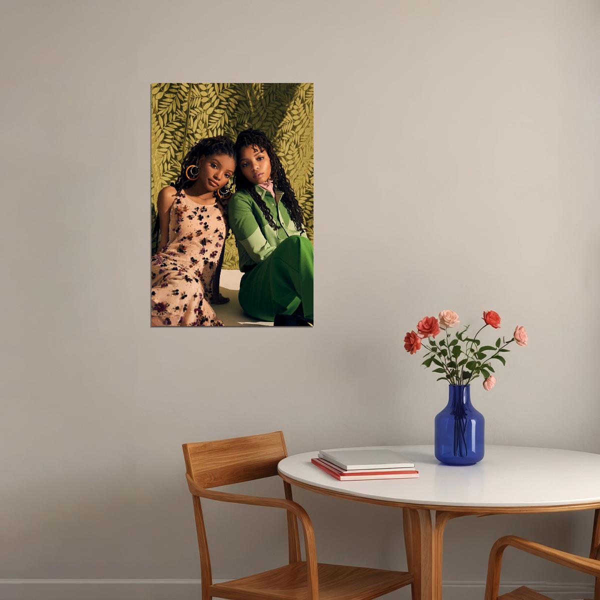 Chloe Halle Celebrity Tv Music Group Singer Poster Wall Art Print Home Wall Decor - xonomax