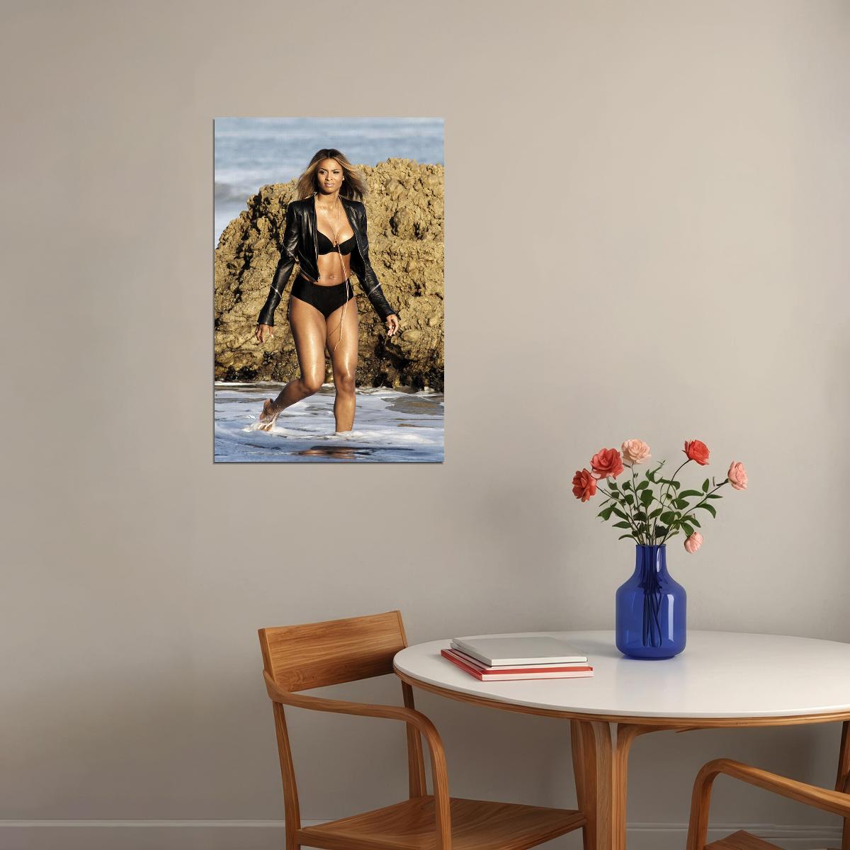 Ciara Hollywood Celebrity Dancer Singer Poster Wall Art Print Home Wall Decor - xonomax