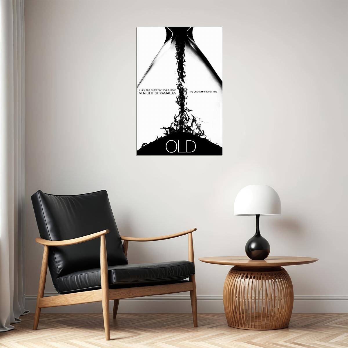 Old Movie 2021 Drama Horror Mystery Poster Wall Art Print Home Wall Decor - xonomax