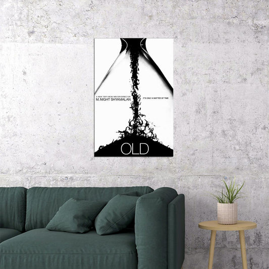 Old Movie 2021 Drama Horror Mystery Poster Wall Art Print Home Wall Decor - xonomax