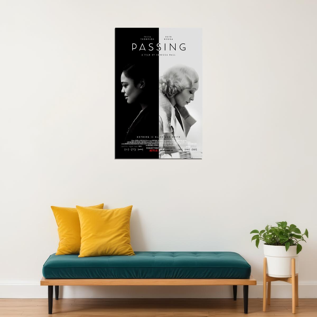 Passing Movie 2021 Drama Adventure Poster Wall Art Print Home Wall Decor - xonomax
