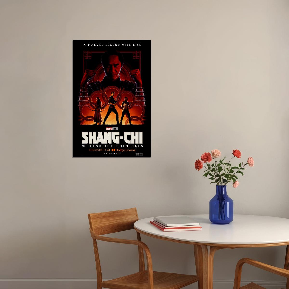 Shang Chi And The Legend Of The Ten Rings Movie Power Poster Wall Art Print Home Wall Decor - xonomax