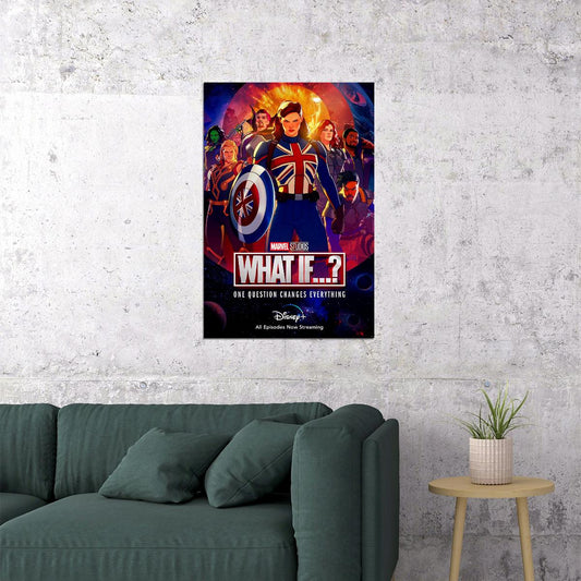 What If...? Full Character Movie 2021 Warriors Poster Wall Art Print Home Wall Decor - xonomax
