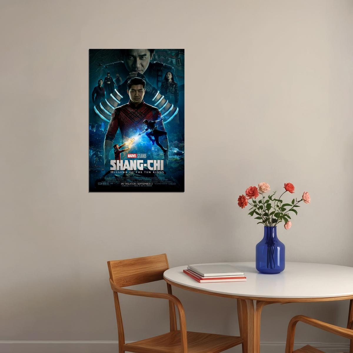 Shang Chi And The Legend Of The Ten Rings Movie 2021 Action Poster Wall Art Print Home Wall Decor - xonomax