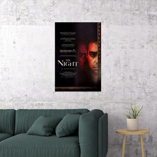 The Night Movie 2021 It Never Ends Horror Mystery Poster Wall Art Print Home Wall Decor - xonomax