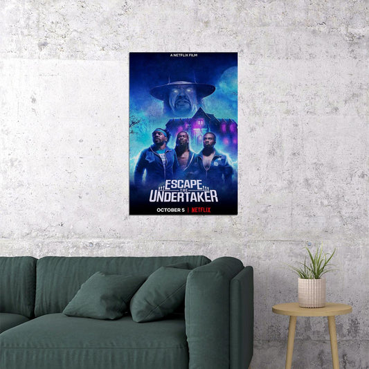 Escape The Undertaker Movie 2021 Comedy Game Event Poster Wall Art Print Home Wall Decor - xonomax