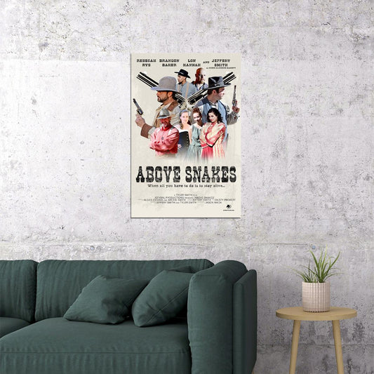 Above Snakes Movie 2021 Action Mystery Poster Wall Art Print Home Wall Decor - xonomax