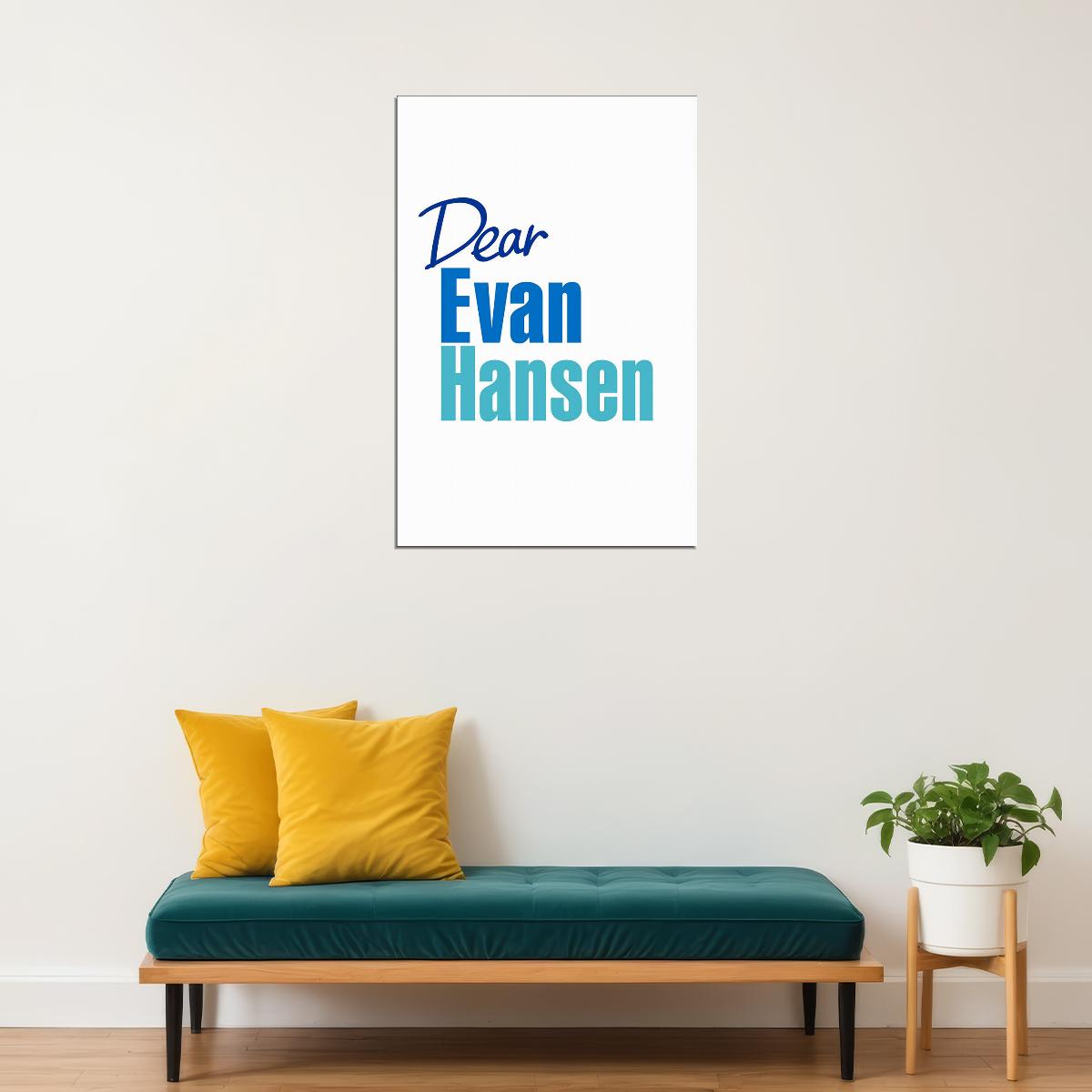 Dear Evan Hansen Movie 2021 Musical Drama Poster Wall Art Print Home Wall Decor - xonomax
