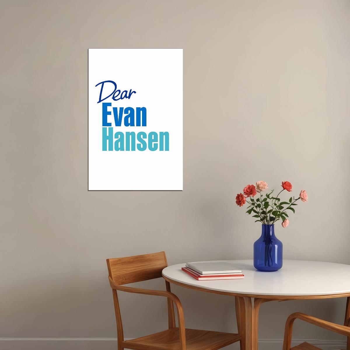 Dear Evan Hansen Movie 2021 Musical Drama Poster Wall Art Print Home Wall Decor - xonomax