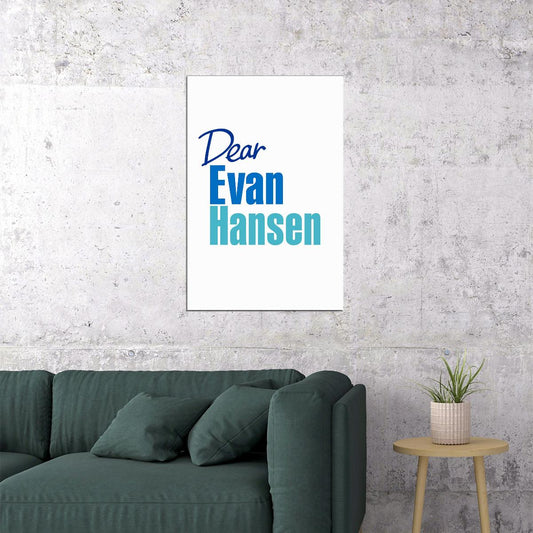 Dear Evan Hansen Movie 2021 Musical Drama Poster Wall Art Print Home Wall Decor - xonomax