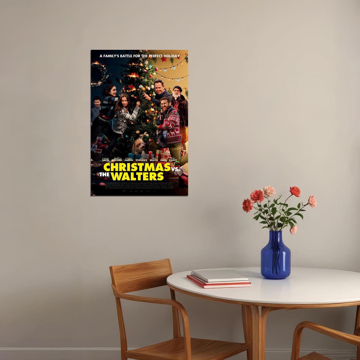 Christmas Vs. The Walters Movie 2021 Comedy Drama Poster Wall Art Print Home Wall Decor - xonomax