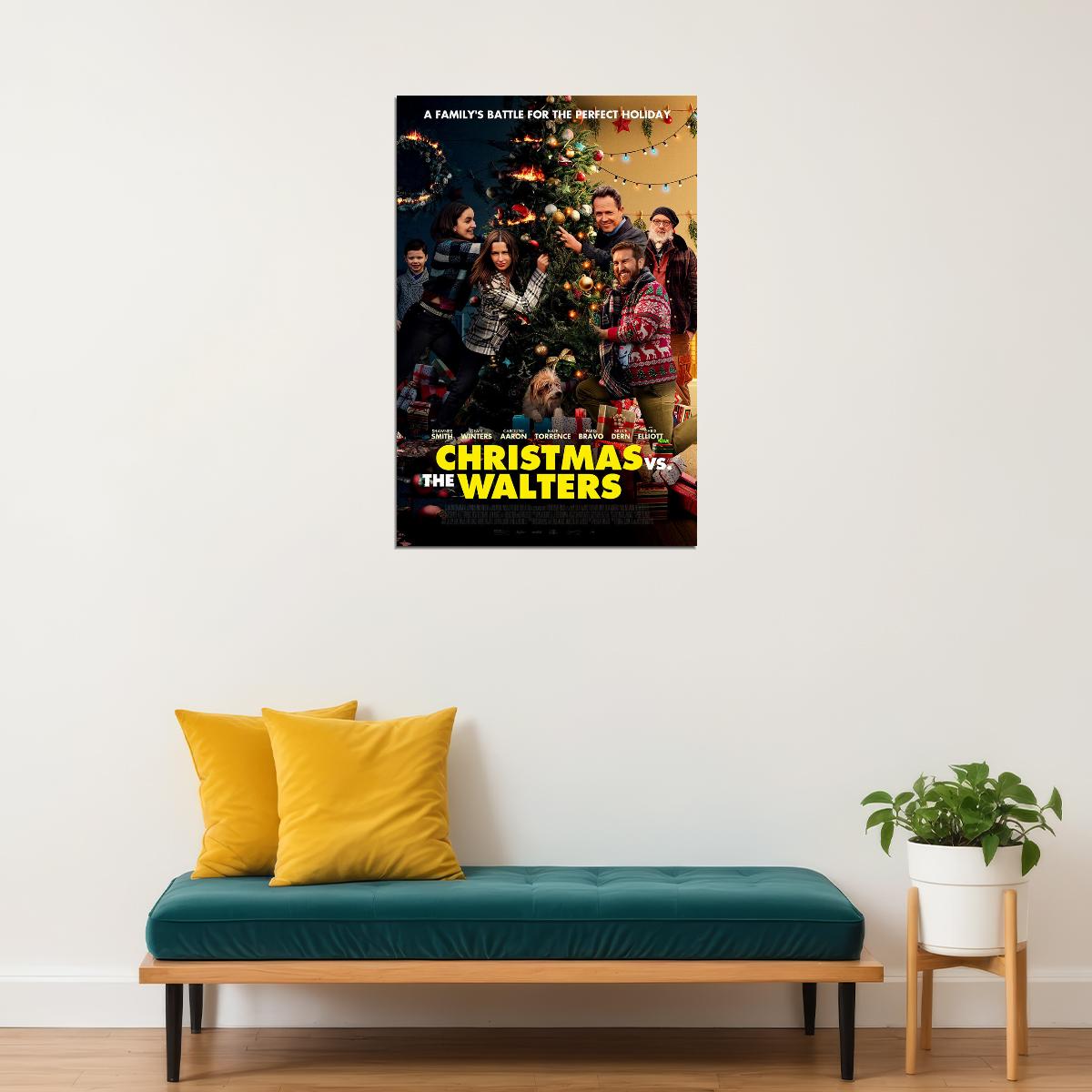 Christmas Vs. The Walters Movie 2021 Comedy Drama Poster Wall Art Print Home Wall Decor - xonomax