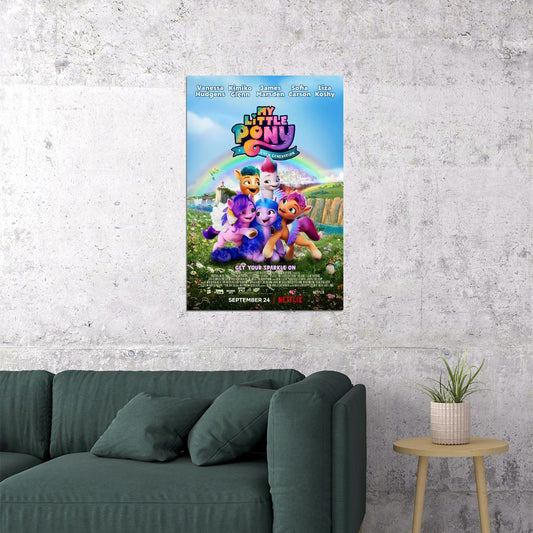 My Little Pony A New Generation 2 Movie 2021 Animation Poster Wall Art Print Home Wall Decor - xonomax